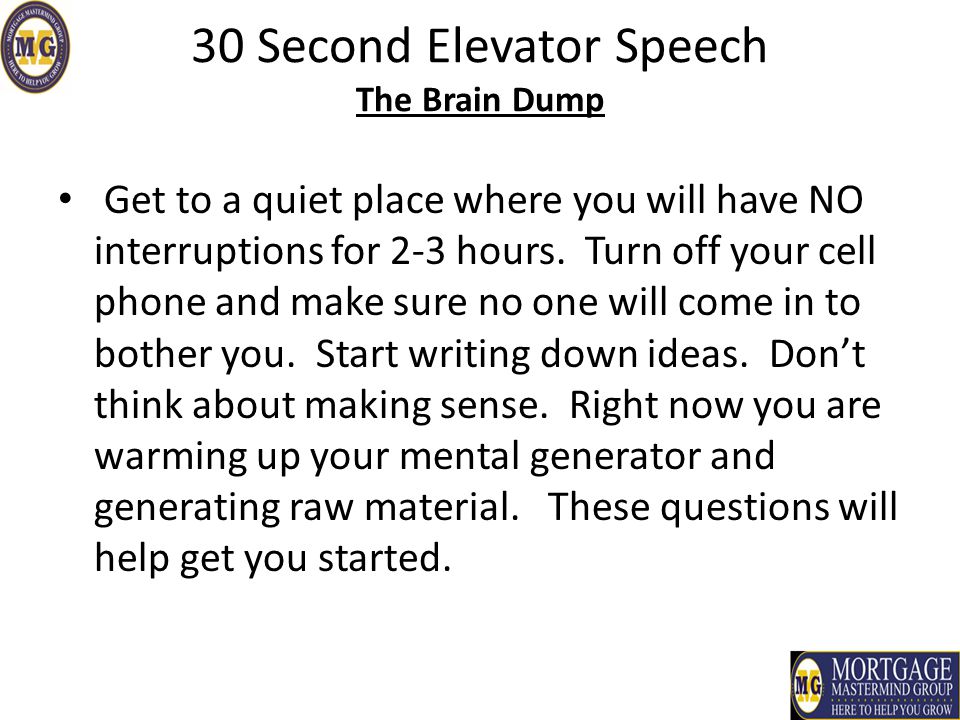 How to Write a Speech in 30 Minutes